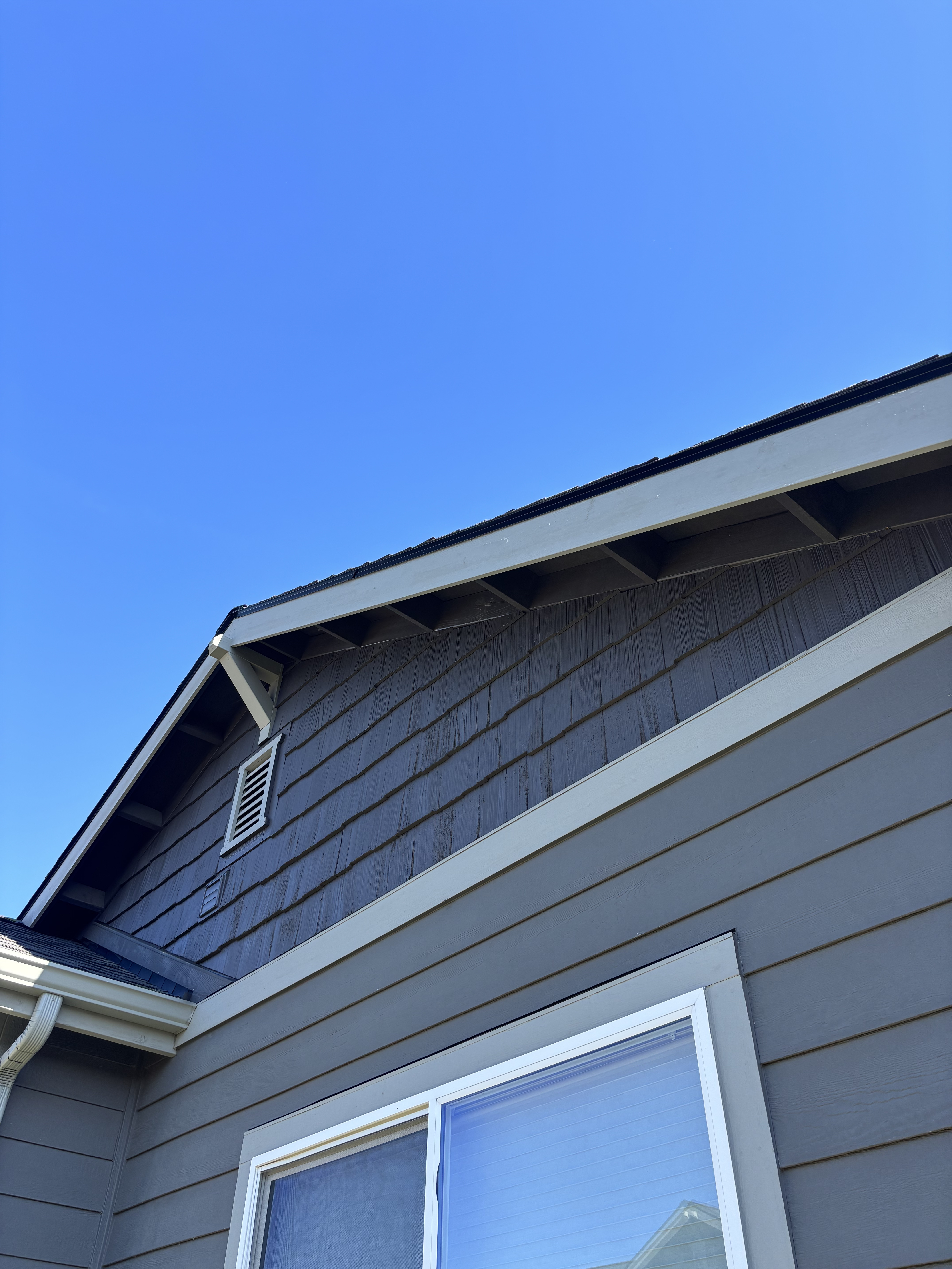 Exterior gable repaint